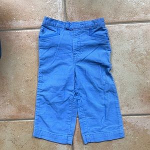 Ralph Lauren girl's light blue corduroy pant (12-18mo)